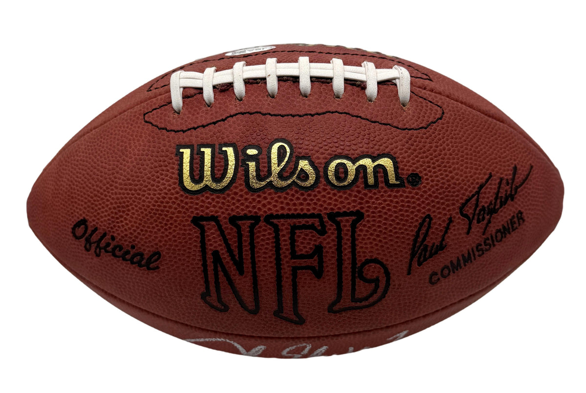 John Elway HOF Signed Official Wilson NFL Football Broncos JSA 214093