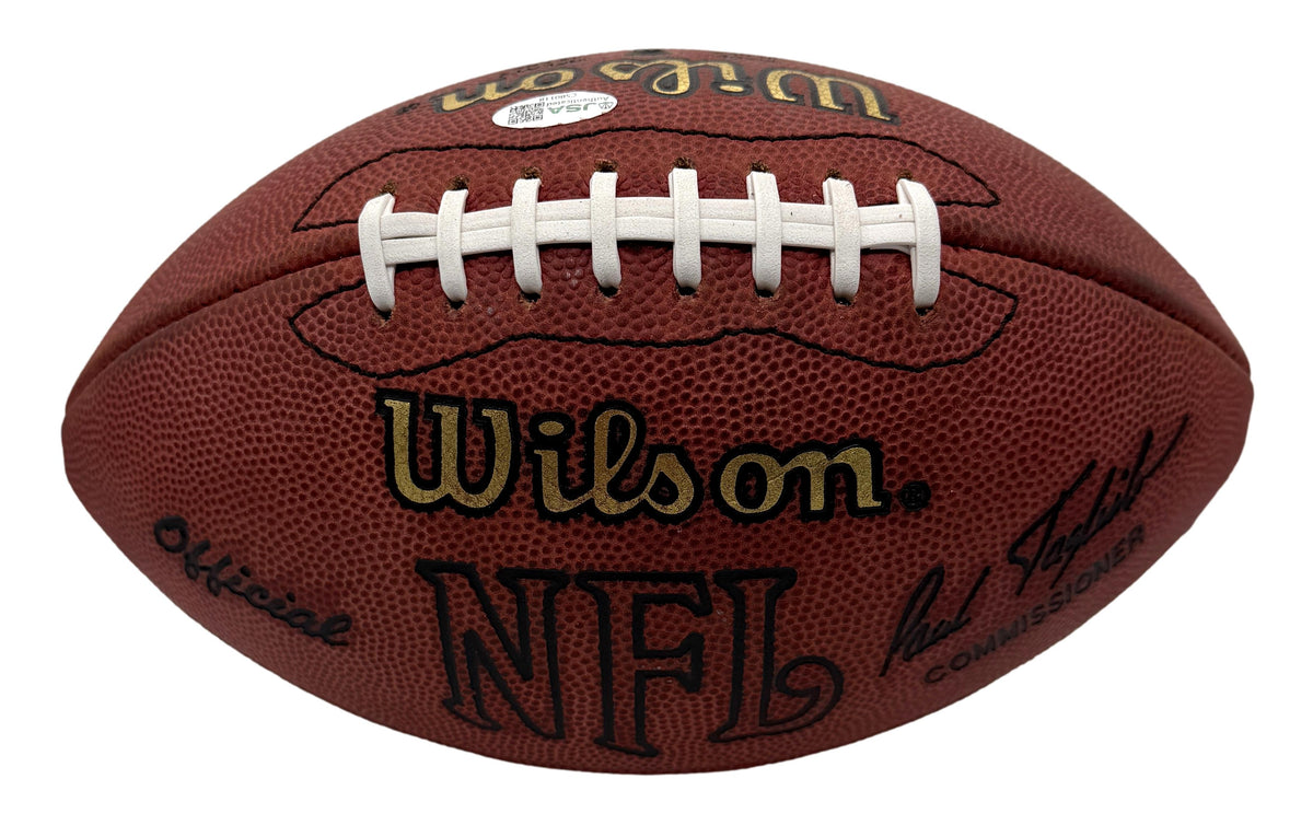 Otto Graham HOF Signed Official Wilson NFL Football Browns JSA 214096