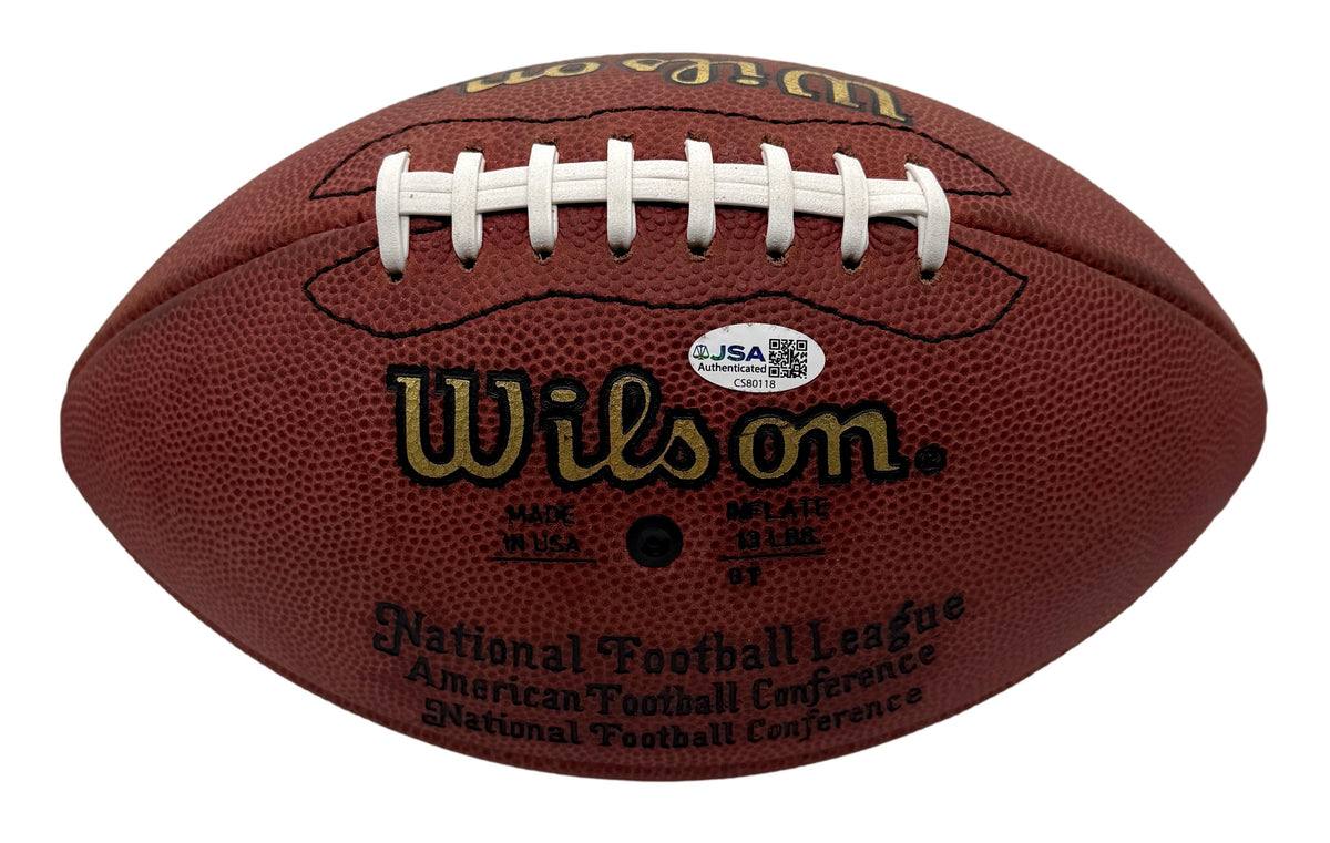 Otto Graham HOF Signed Official Wilson NFL Football Browns JSA 214096