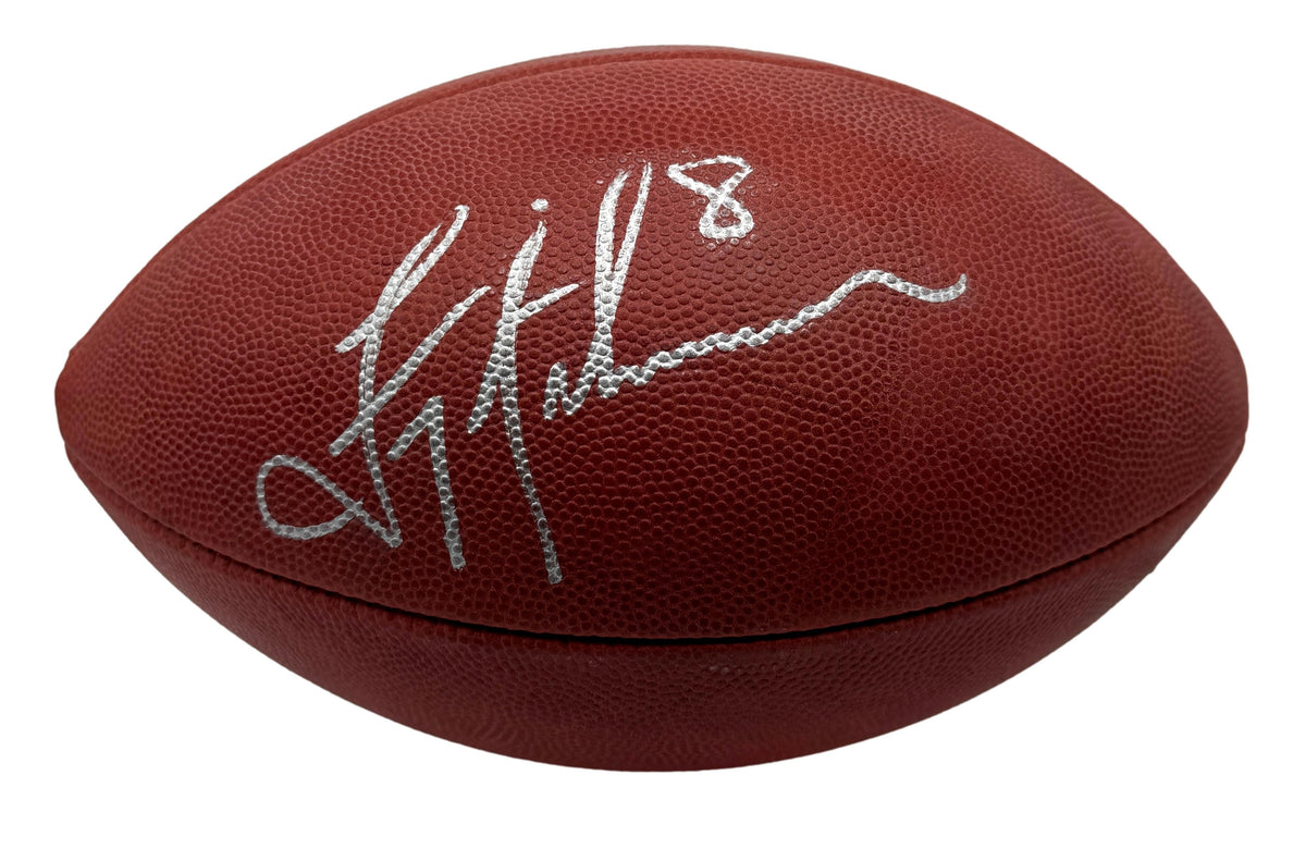 Troy Aikman HOF Signed Official Wilson NFL Football Cowboys JSA 214097