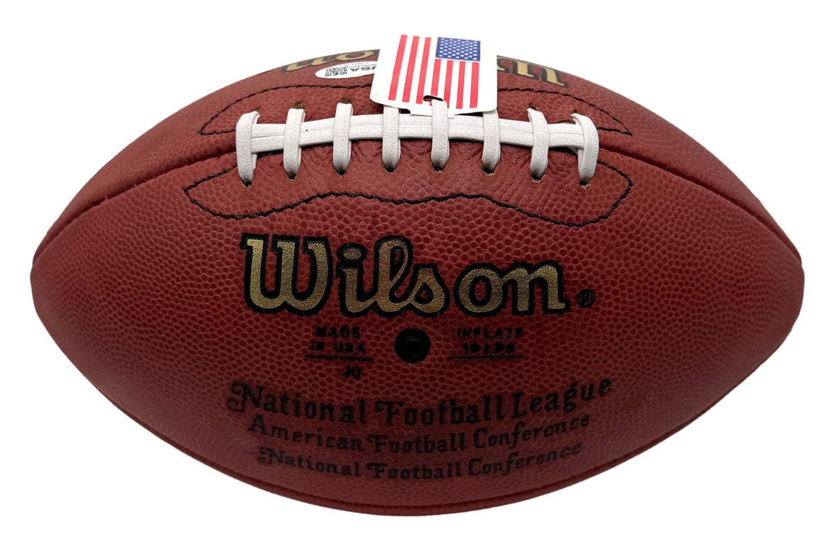 Jerry Rice HOF Signed Official Wilson NFL Football 49ers JSA 214099