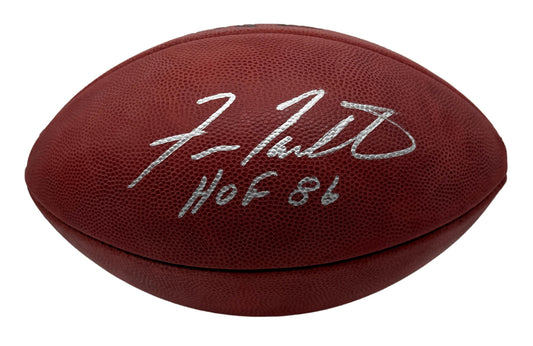 Fran Tarkenton HOF Signed Official Wilson NFL Football Vikings JSA 214102