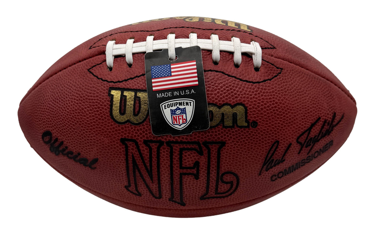 Fran Tarkenton HOF Signed Official Wilson NFL Football Vikings JSA 214102