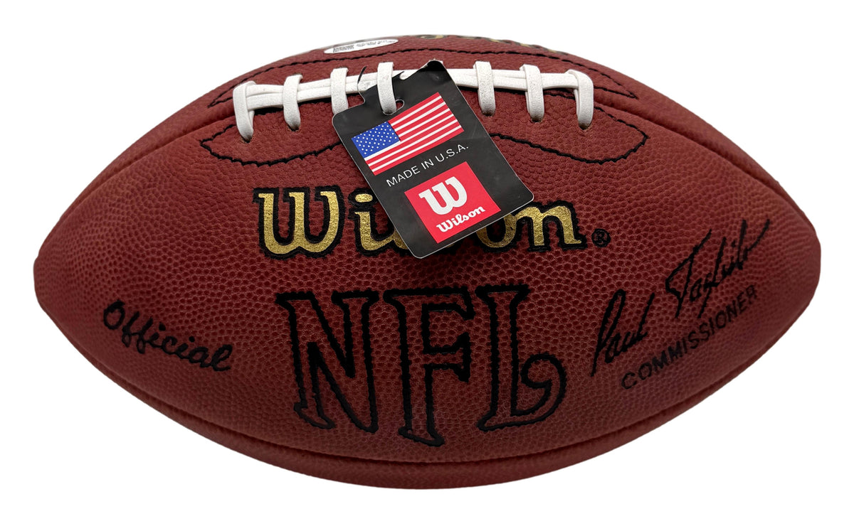 Johnny Unitas HOF Signed Official Wilson NFL Football Colts JSA 214104