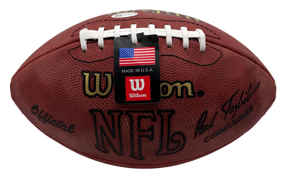 Terry Bradshaw HOF Signed Official Wilson NFL Football Steelers JSA 214105