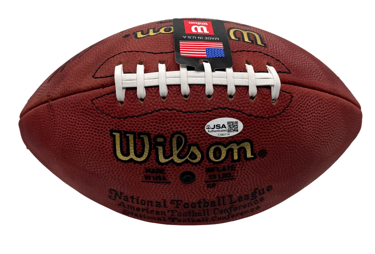 Terry Bradshaw HOF Signed Official Wilson NFL Football Steelers JSA 214105