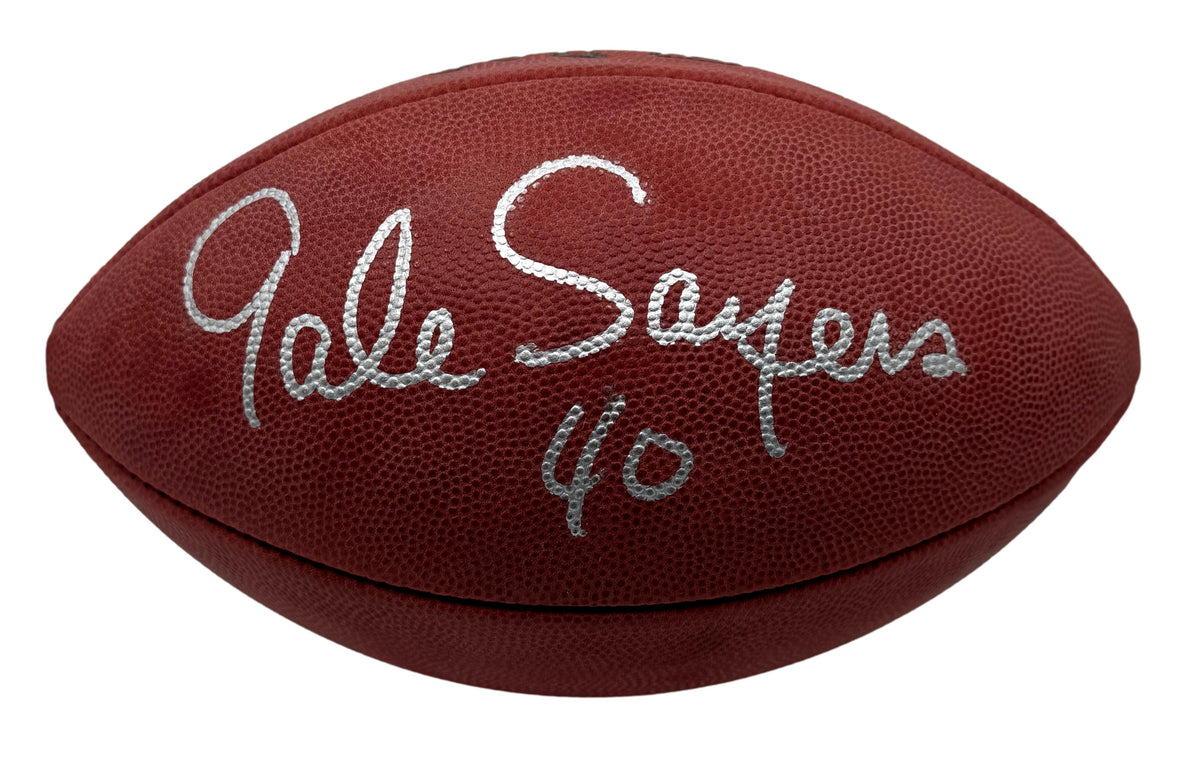 Gale Sayers HOF Signed Official Wilson NFL Football Bears JSA 214106