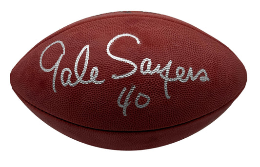 Gale Sayers HOF Signed Official Wilson NFL Football Bears JSA 214106