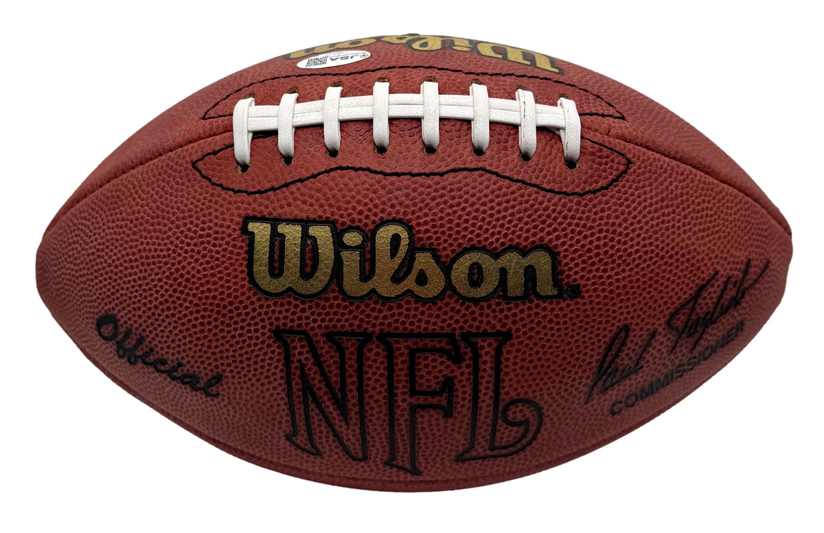 Steve Largent HOF Signed Official Wilson NFL Football Seahawks JSA 214107