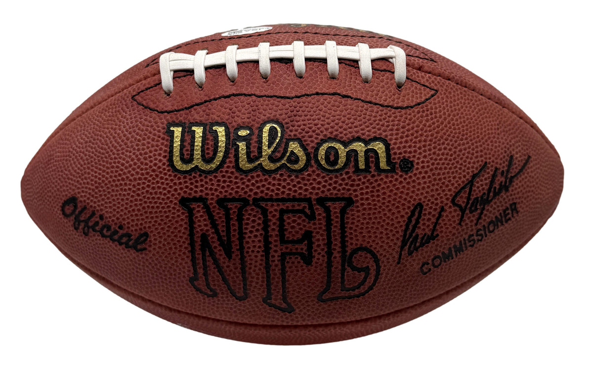 Emmitt Smith HOF Signed Official Wilson NFL Football Cowboys JSA 214109