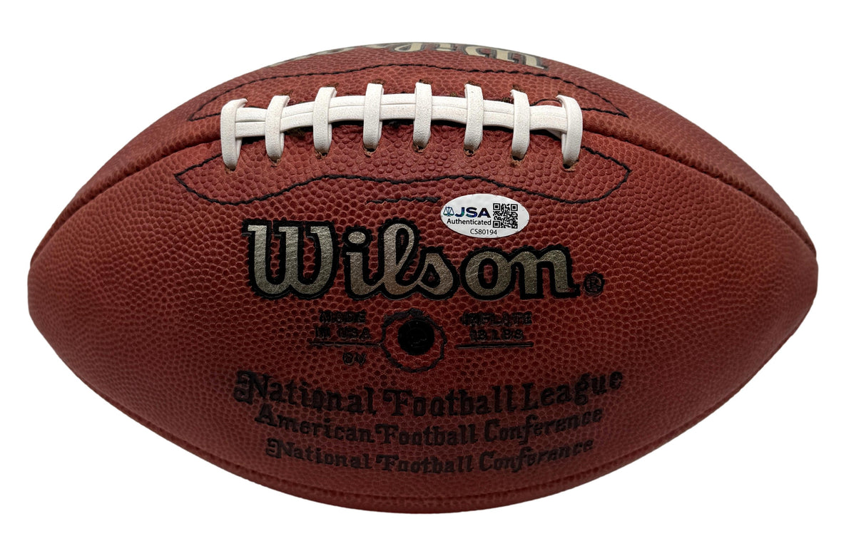 Lawrence Taylor HOF Signed Official Wilson NFL Football Giants JSA 214110