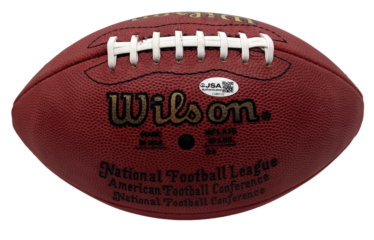 Roger Staubach HOF Signed Official Wilson NFL Football Cowboys JSA 214111