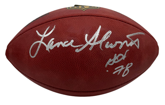 Lance Alworth HOF Signed Official Wilson NFL Football Chargers JSA 214112