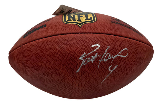 Brett Favre HOF Signed Official Wilson NFL Football Packers JSA 214113