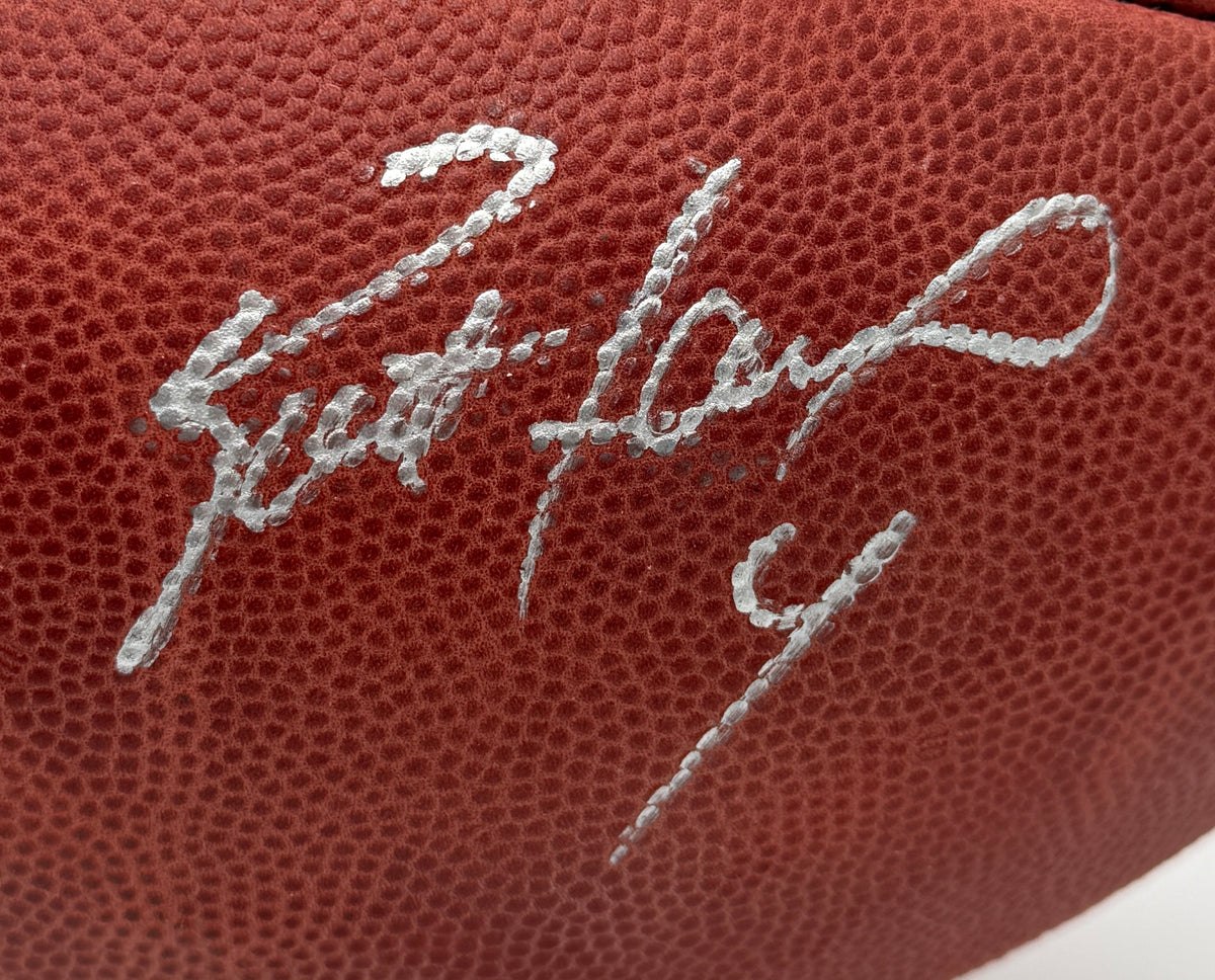 Brett Favre HOF Signed Official Wilson NFL Football Packers JSA 214113