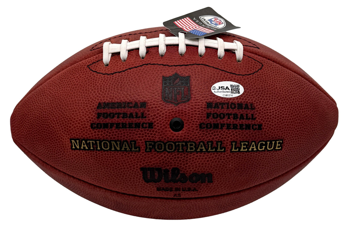 Brett Favre HOF Signed Official Wilson NFL Football Packers JSA 214113