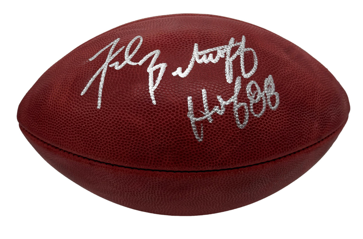 Fred Biletnikoff HOF Signed Official Wilson NFL Football Raiders JSA 214114