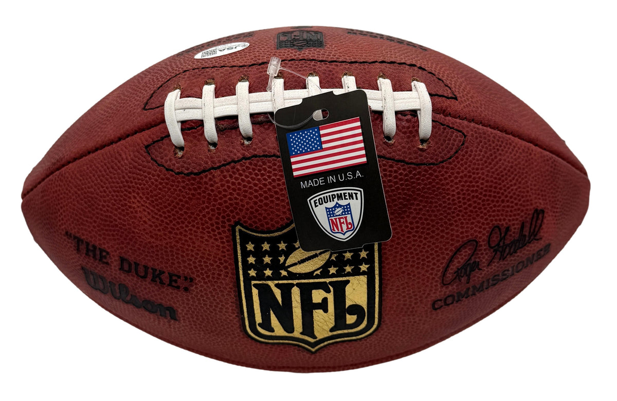 Lawyer Milloy Signed Official Wilson NFL Football Patriots JSA 214116