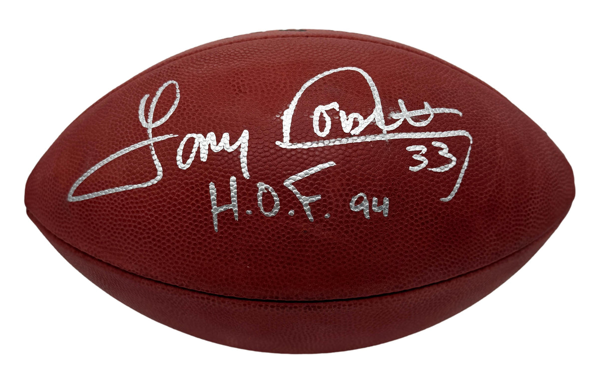 Tony Dorsett HOF Signed Official Wilson NFL Football Cowboys JSA 214119