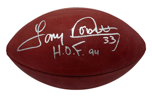 Tony Dorsett HOF Signed Official Wilson NFL Football Cowboys JSA 214119