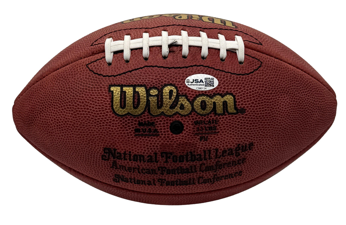 Eli Manning Signed Official Wilson NFL Football Giants JSA 214120