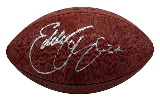 Eddie George Signed Official Wilson NFL Football Oilers JSA 214121