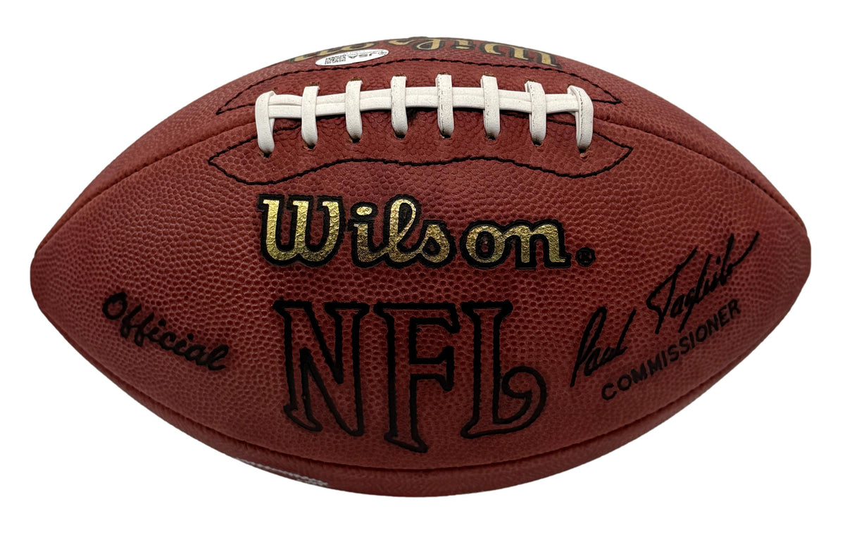 Eddie George Signed Official Wilson NFL Football Oilers JSA 214121