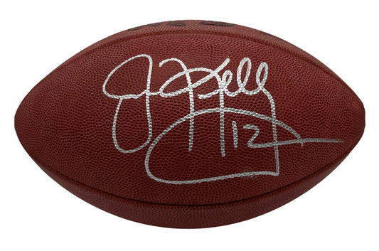 Jim Kelly HOF Signed Official Wilson NFL Football Bills JSA 214122