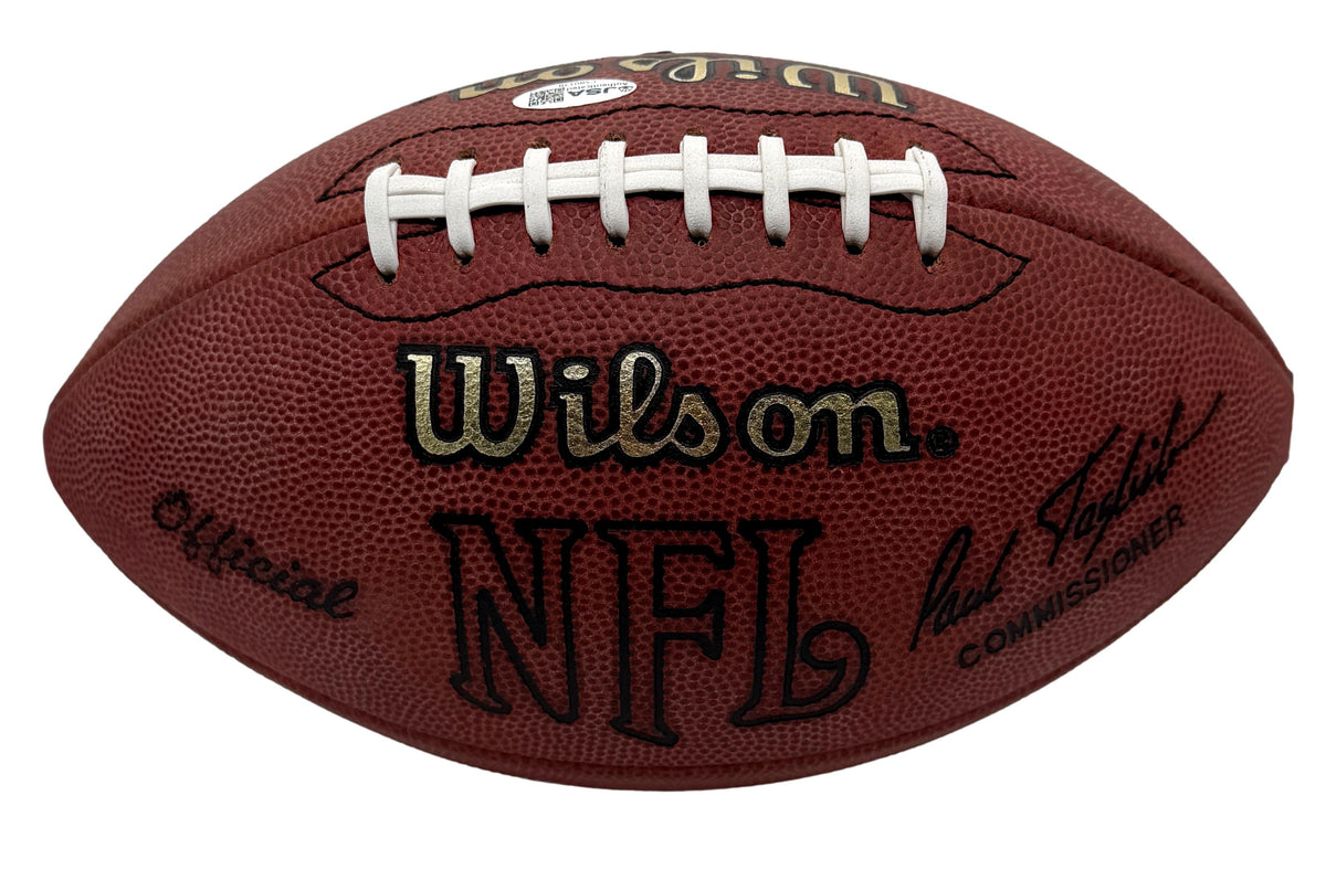 Jim Kelly HOF Signed Official Wilson NFL Football Bills JSA 214122