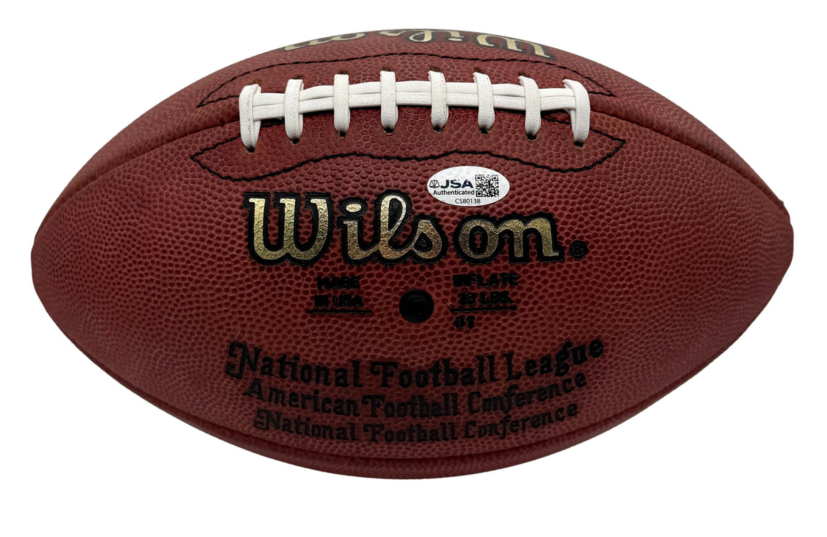 Jim Kelly HOF Signed Official Wilson NFL Football Bills JSA 214122