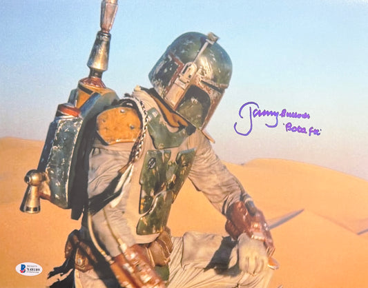 Jeremy Bulloch Signed/Autographed 11x14 Photo Boba Fett Star Wars BAS 214400