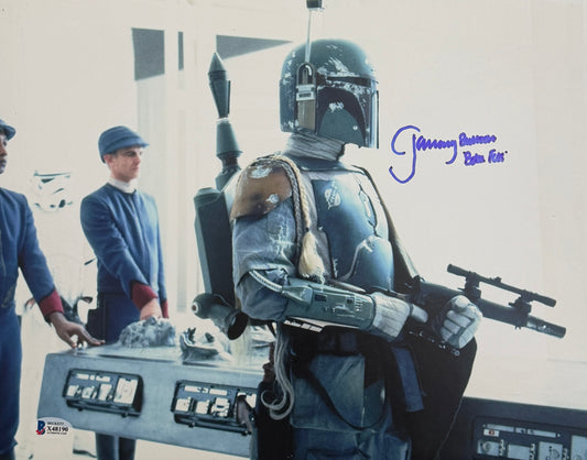 Jeremy Bulloch Signed/Autographed 11x14 Photo Boba Fett Star Wars BAS 214401