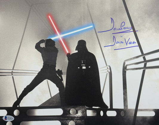 Dave Prowse Signed/Autographed 11x14 Photo Darth Vader Star Wars BAS 214407