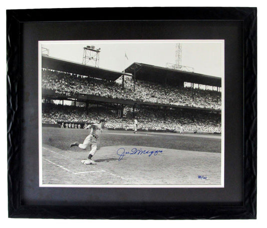 Joe DiMaggio HOF Signed/Auto 16x20 Photo Yankees Framed 88/100 PSA/DNA XBD010