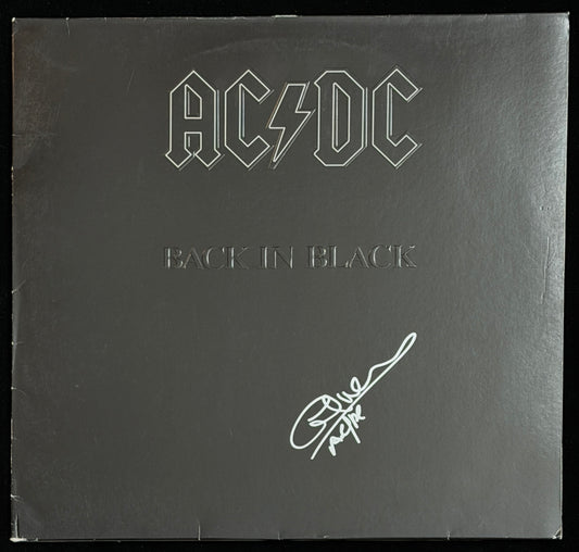 Cliff Williams Signed/Autographed AC/DC Back in Black Vinyl LP Album JSA 214474