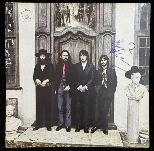 Paul McCartney Signed/Auto The Beatles Hey Jude Vinyl LP Album BAS 214469