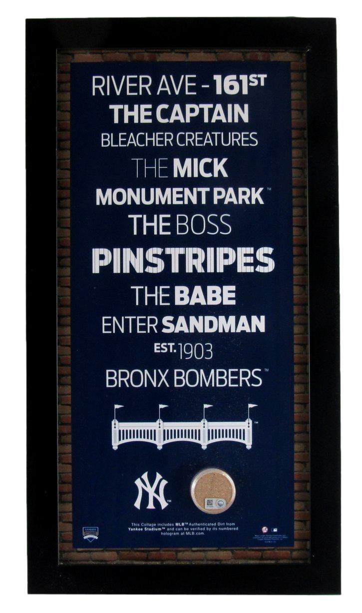 Yankee Stadium Game‑Used Dirt Display Steiner / MLB Authenticated XHC217