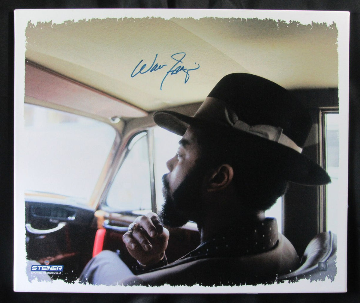 Walt Frazier HOF NY Knicks Autographed 26x22 Canvas Steiner XCH222