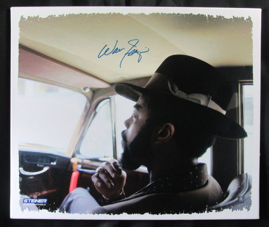 Walt Frazier HOF NY Knicks Autographed 26x22 Canvas Steiner XCH222