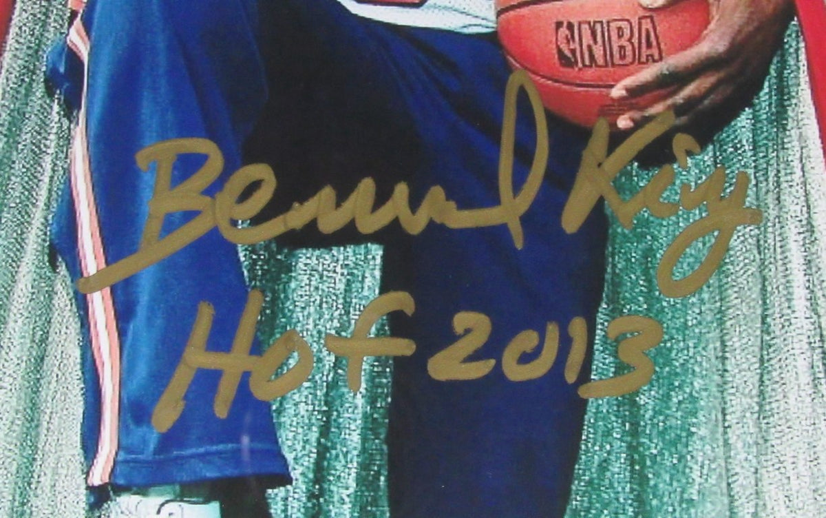 Bernard King HOF NY Knicks Inscribed/Autographed 8x10 Photo Framed JSA XHC226