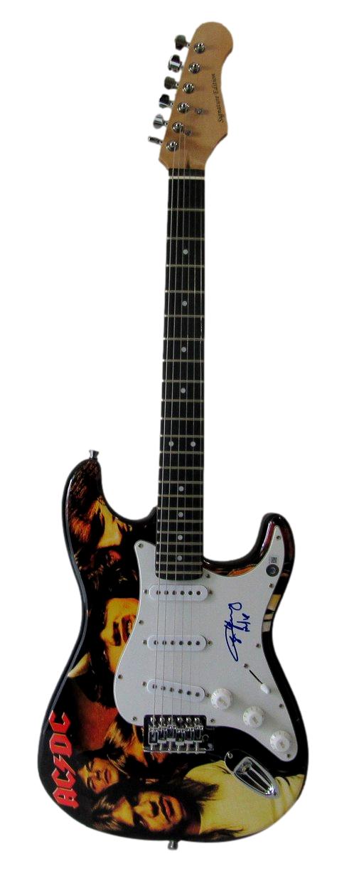 Angus Young Signed/Autographed AC/DC Signature Series Guitar BAS 213547