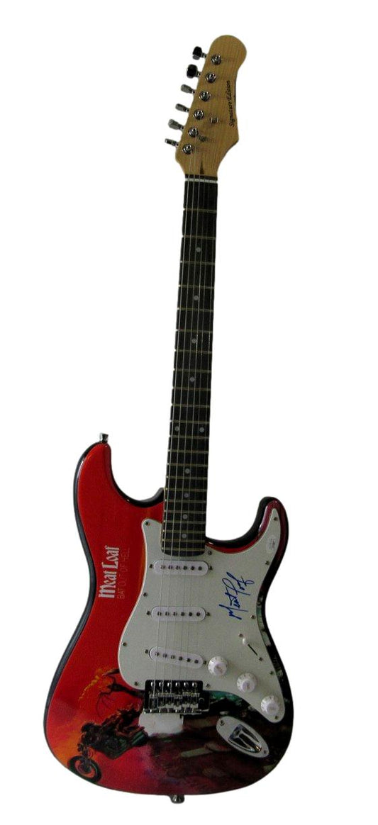 Meat Loaf Signed/Autographed Signature Series Guitar JSA 213560