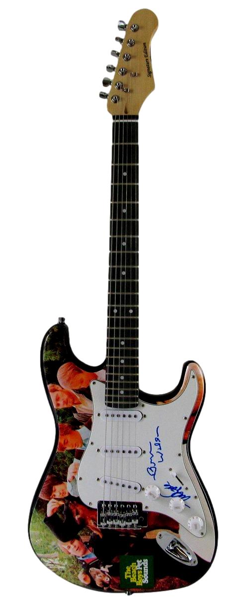 Brian Wilson & Mike Love Signed/Auto Beach Boys Signature Series Guitar JSA 3561
