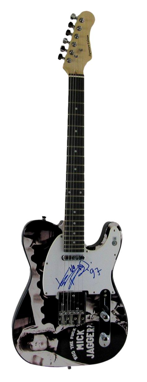 Keith Richards Signed/Autographed Rolling Stones Signature Series Guitar BAS 563