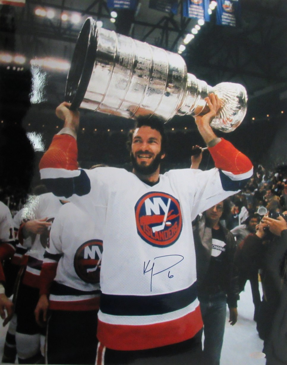 Ken Morrrow HOF New York Islanders Autographed 16x20 Photo Steiner XHC112