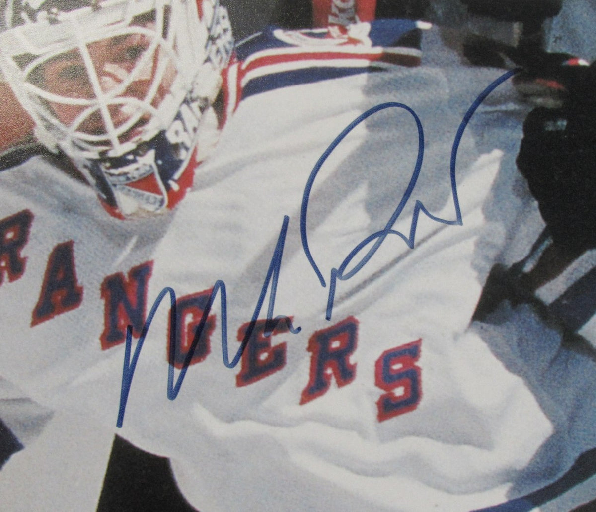 Mike Richter HOF New York Rangers Signed/Autographed 16x20 Photo Steiner XHC114
