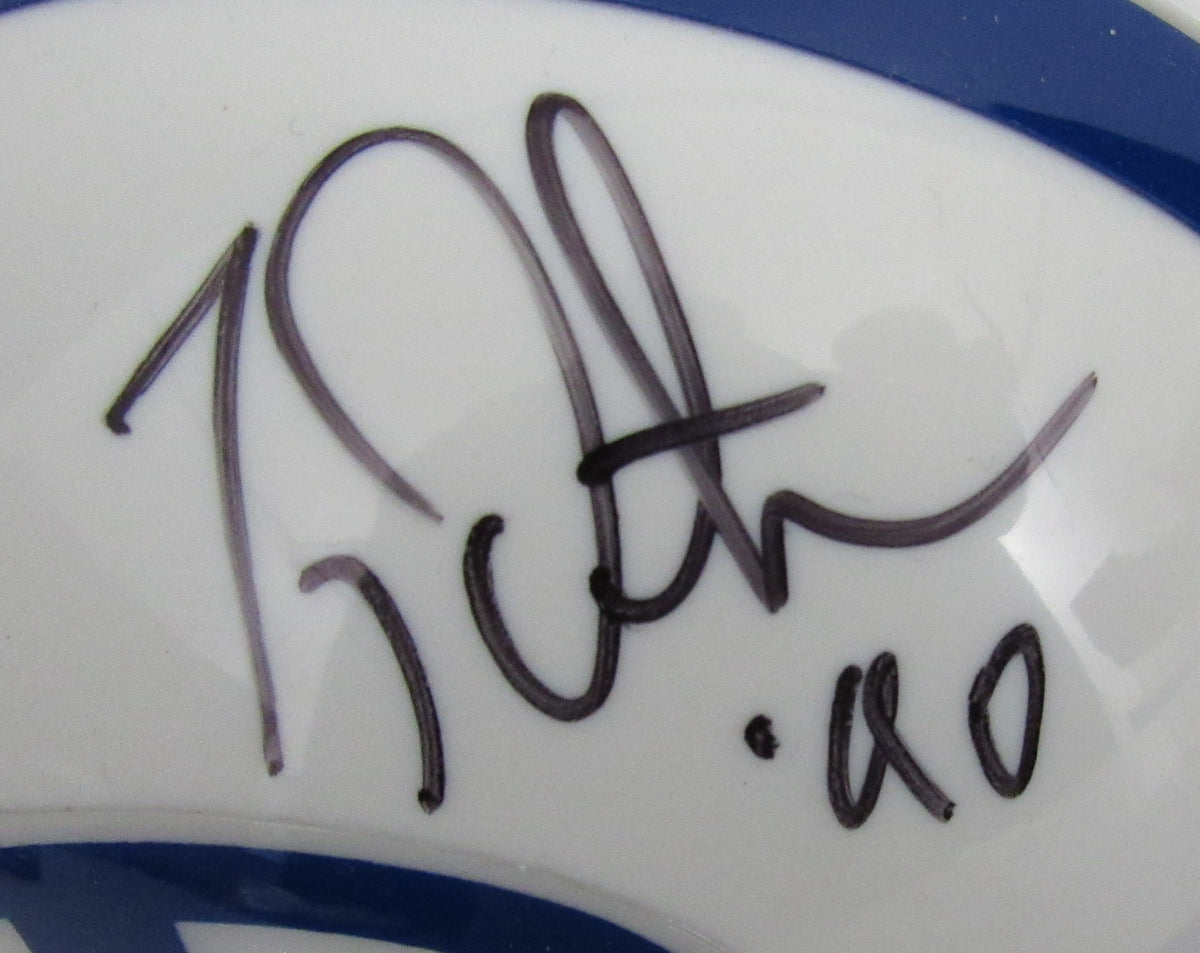 Ty Detmer Signed/Autographed White Yale Mini Football Helmet JSA 213117