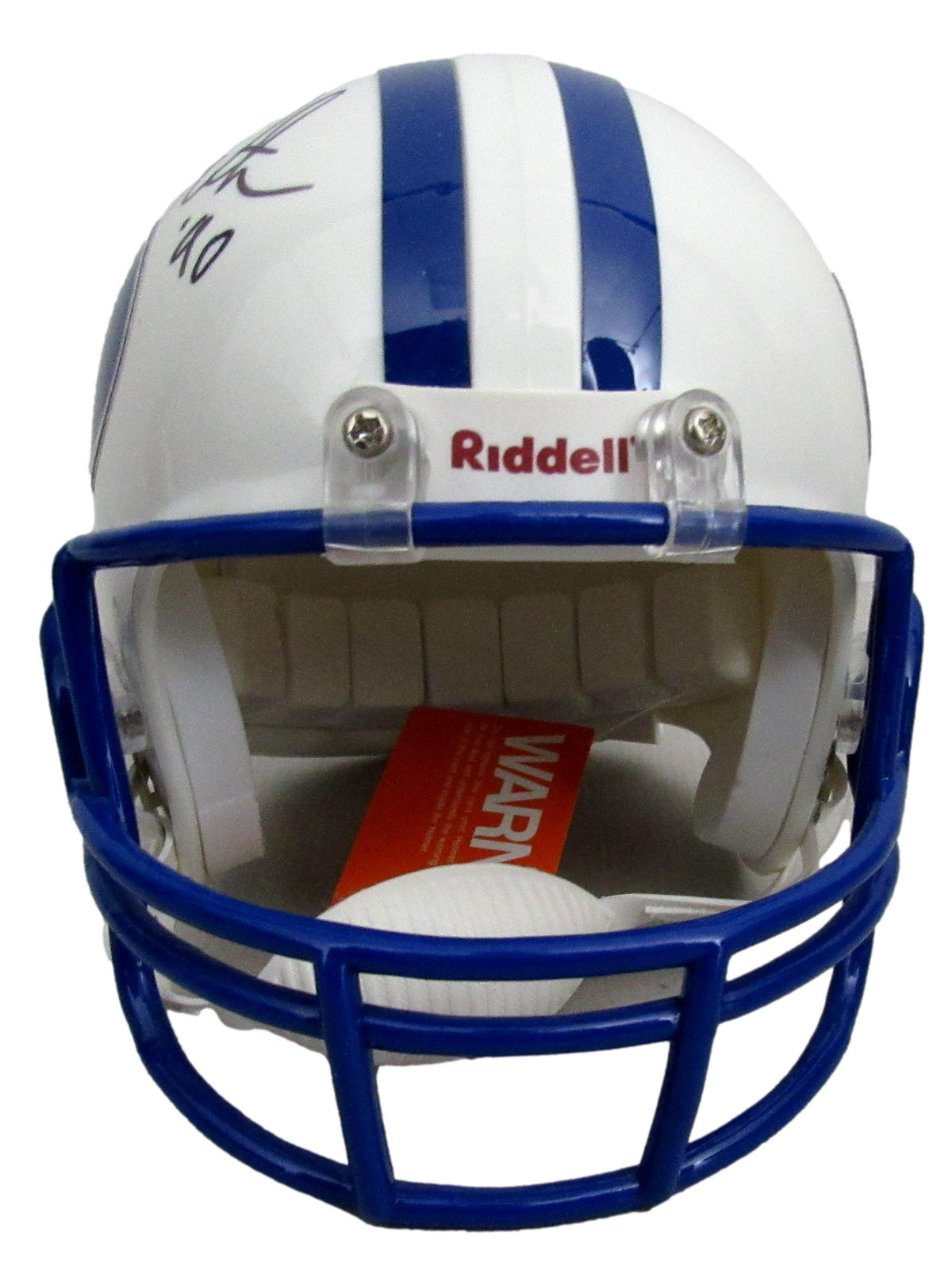 Ty Detmer Signed/Autographed White Yale Mini Football Helmet JSA 213117