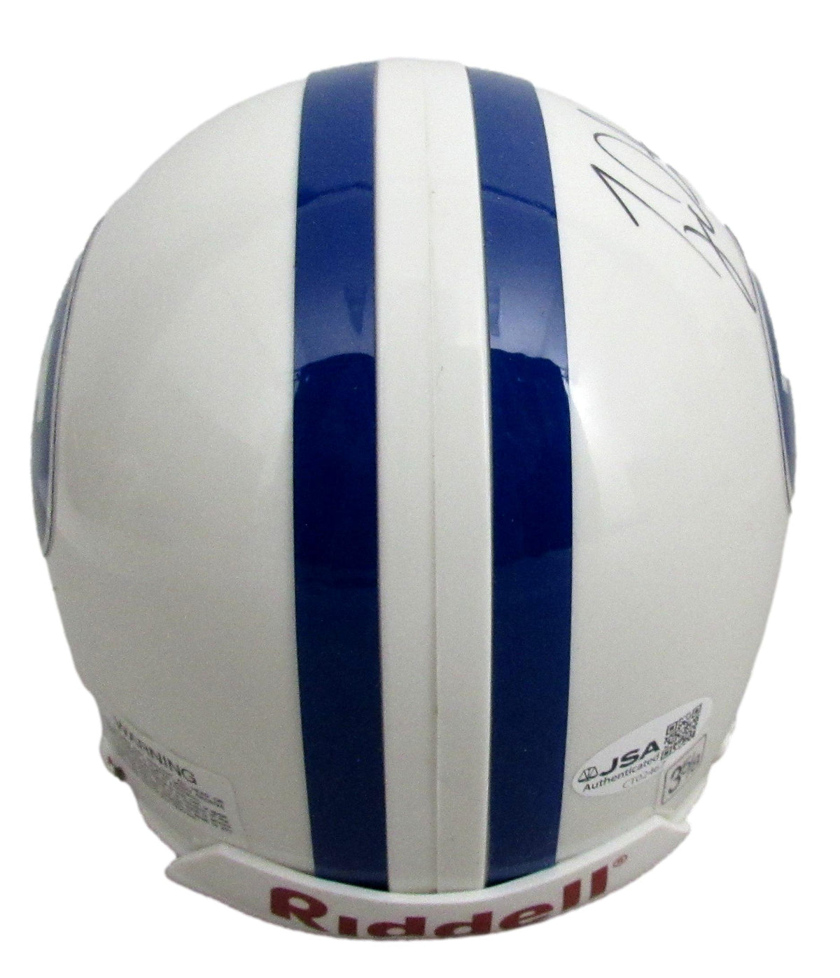 Ty Detmer Signed/Autographed White Yale Mini Football Helmet JSA 213118