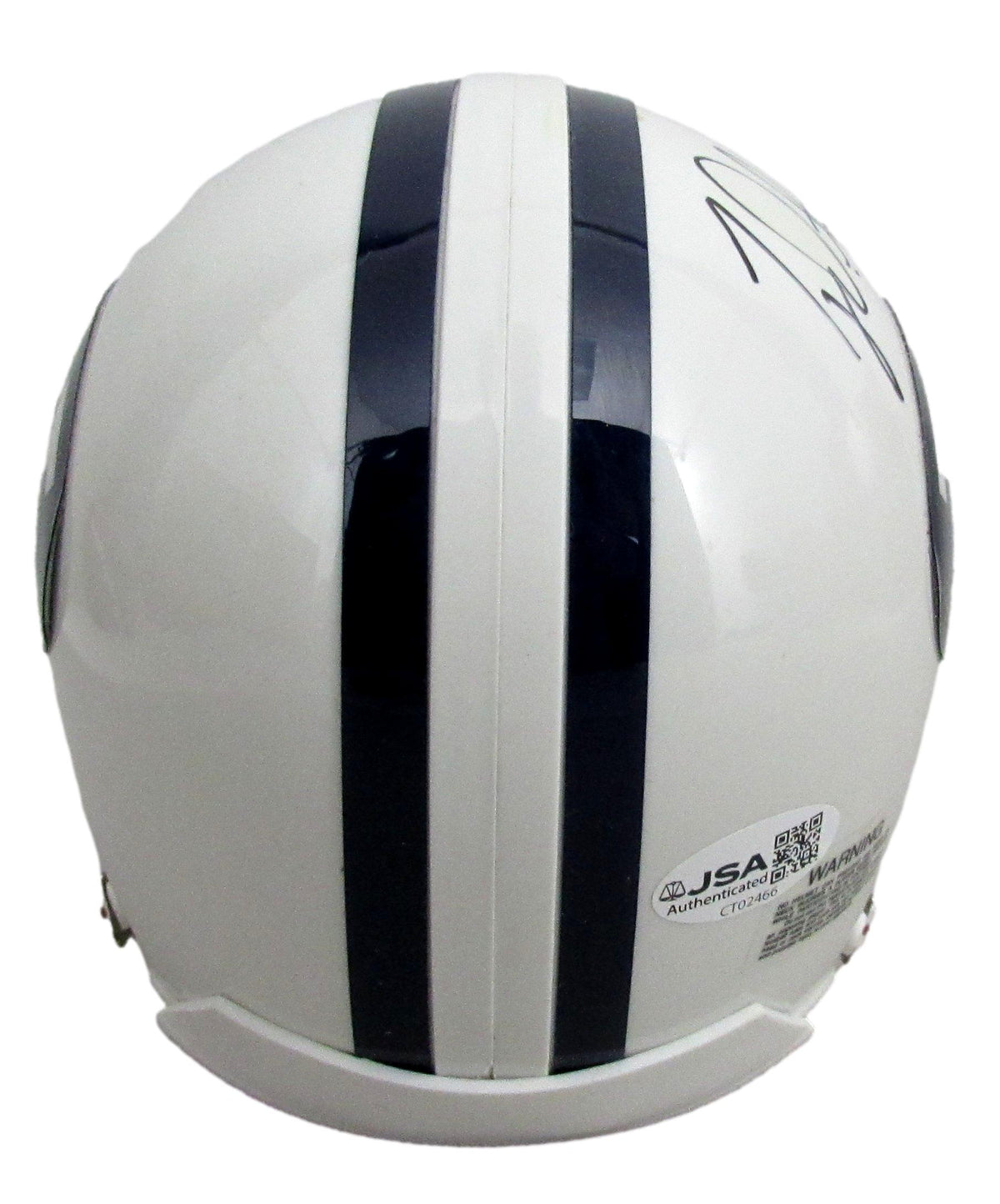 Ty Detmer Signed/Autographed White Yale Mini Football Helmet JSA 213119